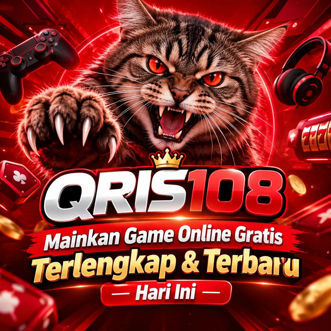 QRIS108: Mainkan Game Online Gratis Terlengkap & Terbaru Hari Ini by Hey Hitam